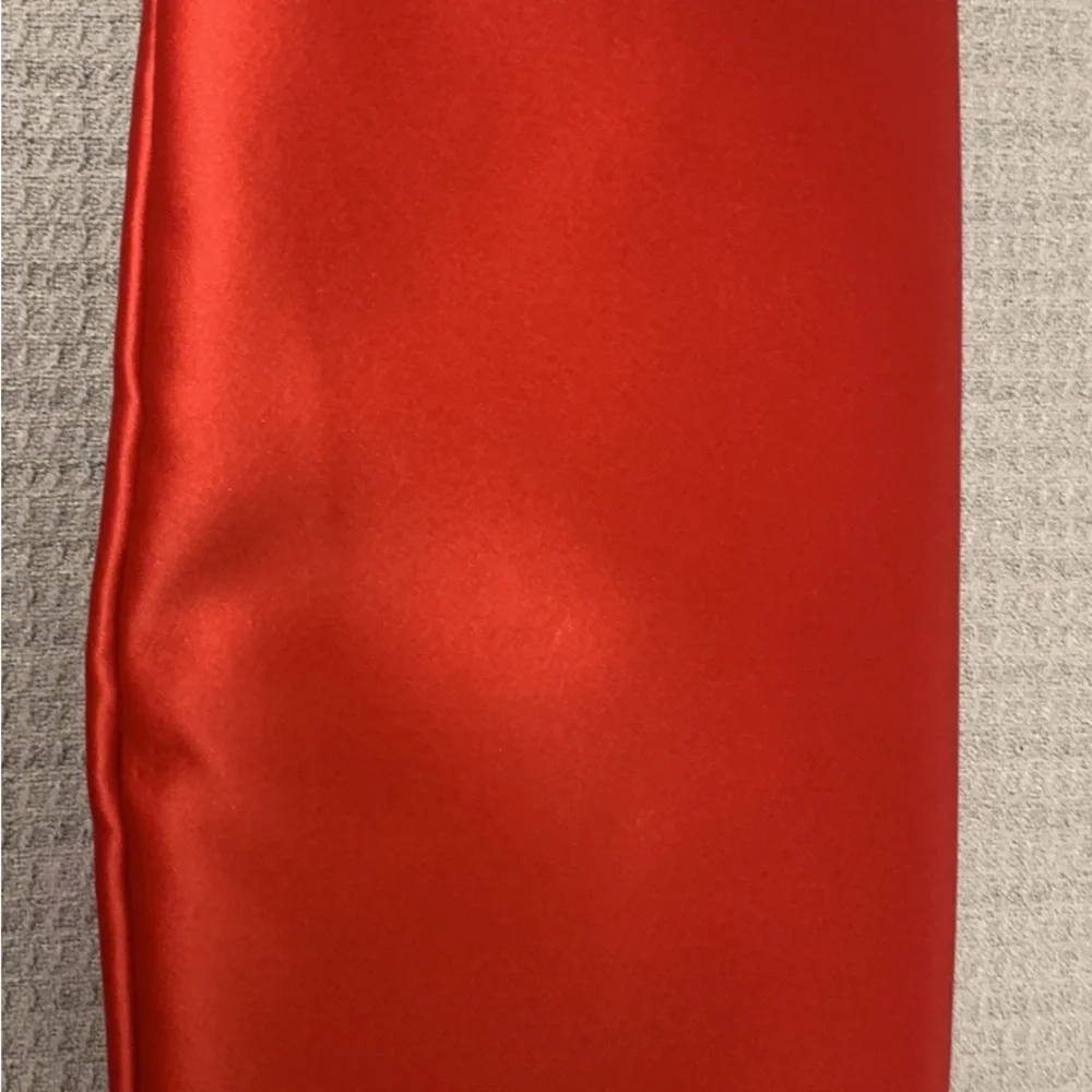 Kate Landry Evening Bag  Satin with Gold Trim